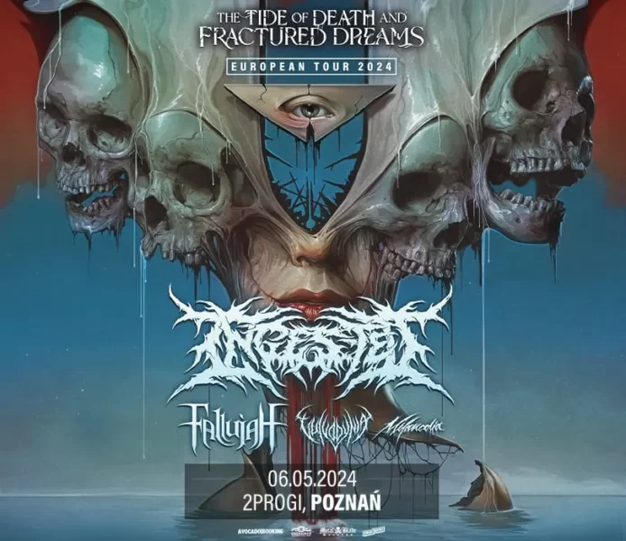 Koncert Ingested, Fallujah, Vulvodynia i Mélancolia