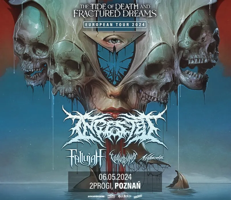 Koncert Ingested, Fallujah, Vulvodynia i Mélancolia