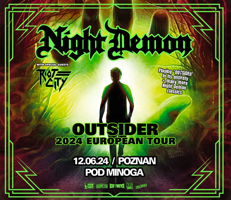 Night Demon i Riot City: mocny duet na polskich koncertach!