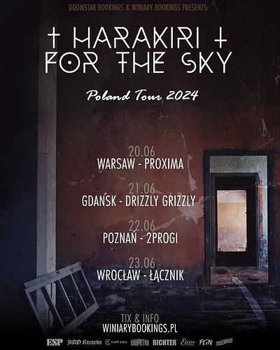 Harakiri for the Sky już za miesiąc na 4 koncertach w Polsce