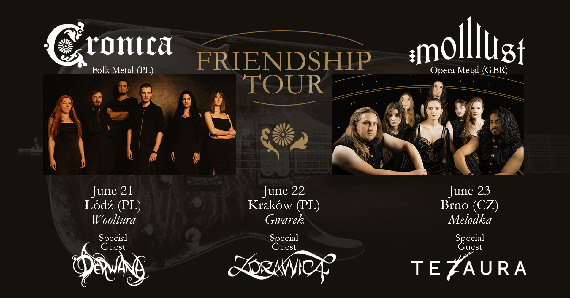 Cronica i Molllust już za 5 dni ruszają w trasę „Friendship Tour”!
