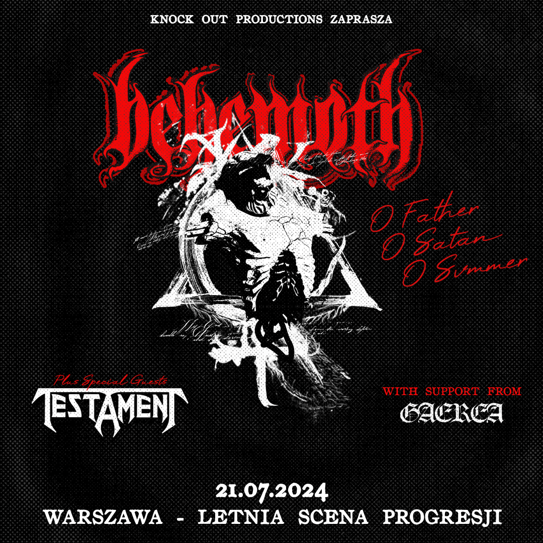 Behemoth i Testament na wspólnej trasie koncertowej – metalowe wydarzenie roku!