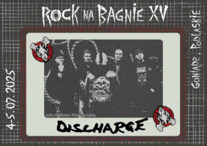 Discharge pierwszym headlinerem przyszłorocznej edycji Rock na Bagnie 2025!