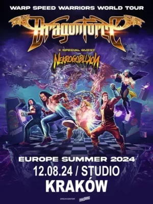DragonForce i Nekrogoblikon na koncercie w Krakowie