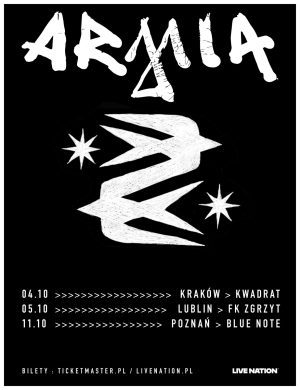 ARMIA ogłasza koncerty w trzech miastach!