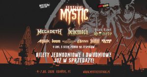 Mystic Festival 2026: Dokładamy 18 ton do programu festiwalu, a bilety jednodniowe trafiają do sprzedaży