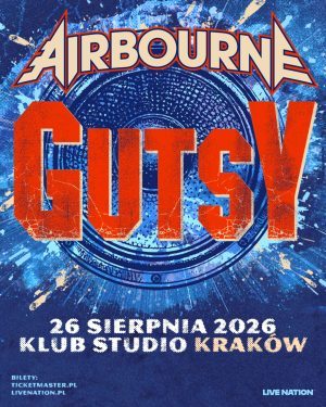 Airbourne – 26.08.2026 – Klub Studio, Kraków