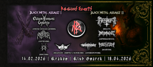 𝐁𝐥𝐚𝐜𝐤 𝐌𝐞𝐭𝐚𝐥 𝐀𝐬𝐬𝐚𝐮𝐥𝐭 𝐈 i 𝐈𝐈 – 14-02-2026 i 18-04-2026 Kraków Klub Gwarek