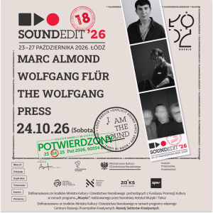 Marc Almond, Wolfgang Flür i premierowy materiał The Wolfgang Press.Soundedit ogłasza sobotnie koncerty