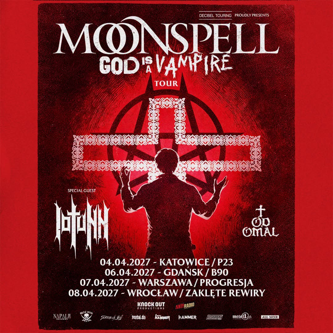 Moonspell zagrają mini-trasę po naszym kraju!